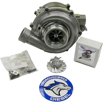 New Garrett Stock Turbo with Wicked Wheel installed - 2005-2007 6.0L Powerstroke