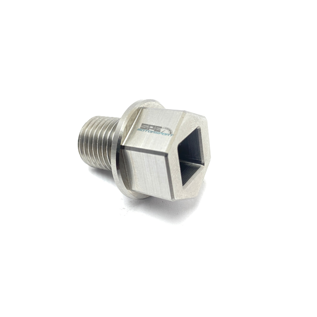 6.7L Powerstroke Billet Stainless Steel Oil Drain Plug