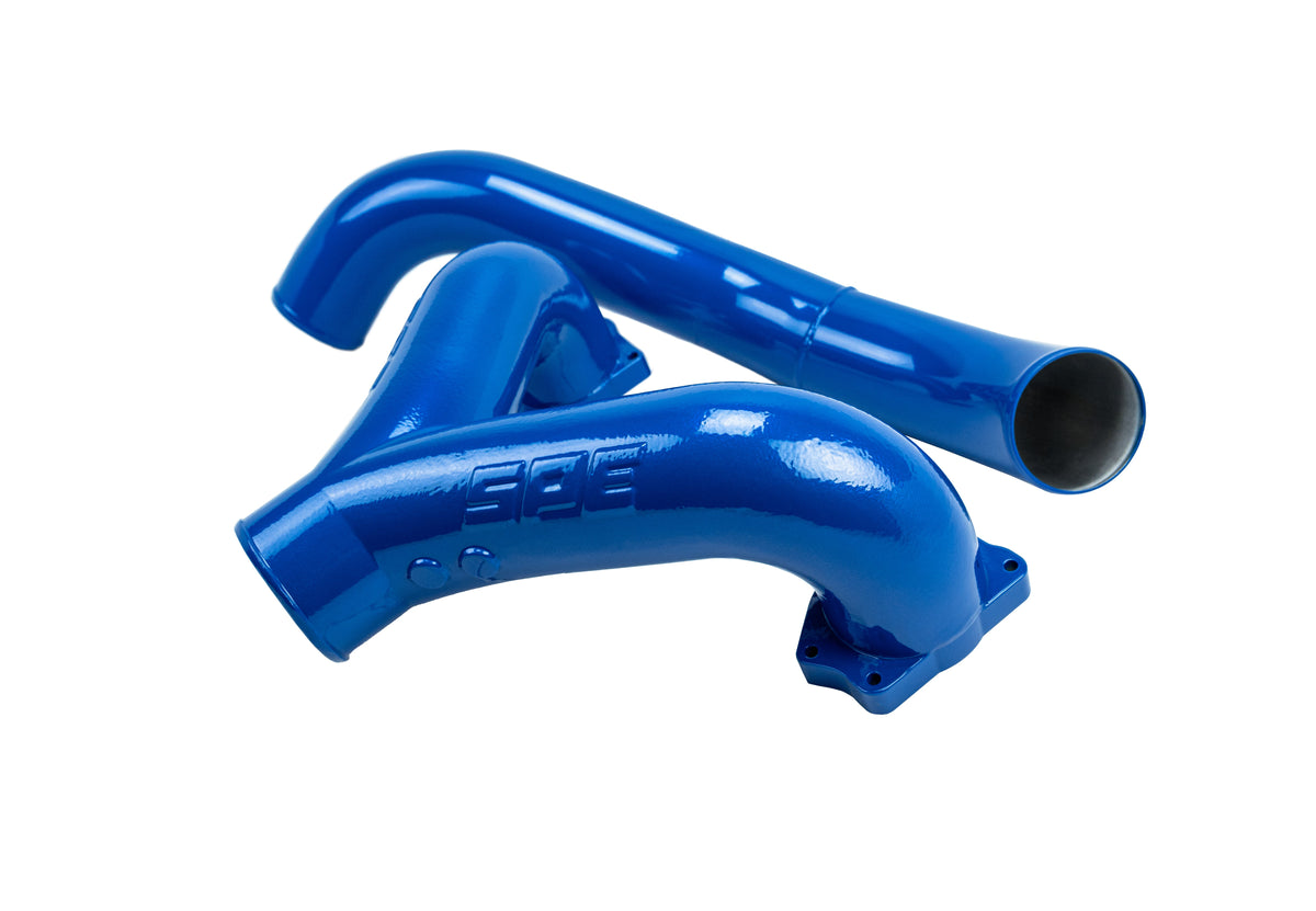 Custom color 6.7L powerstroke intake piping upgrade kit