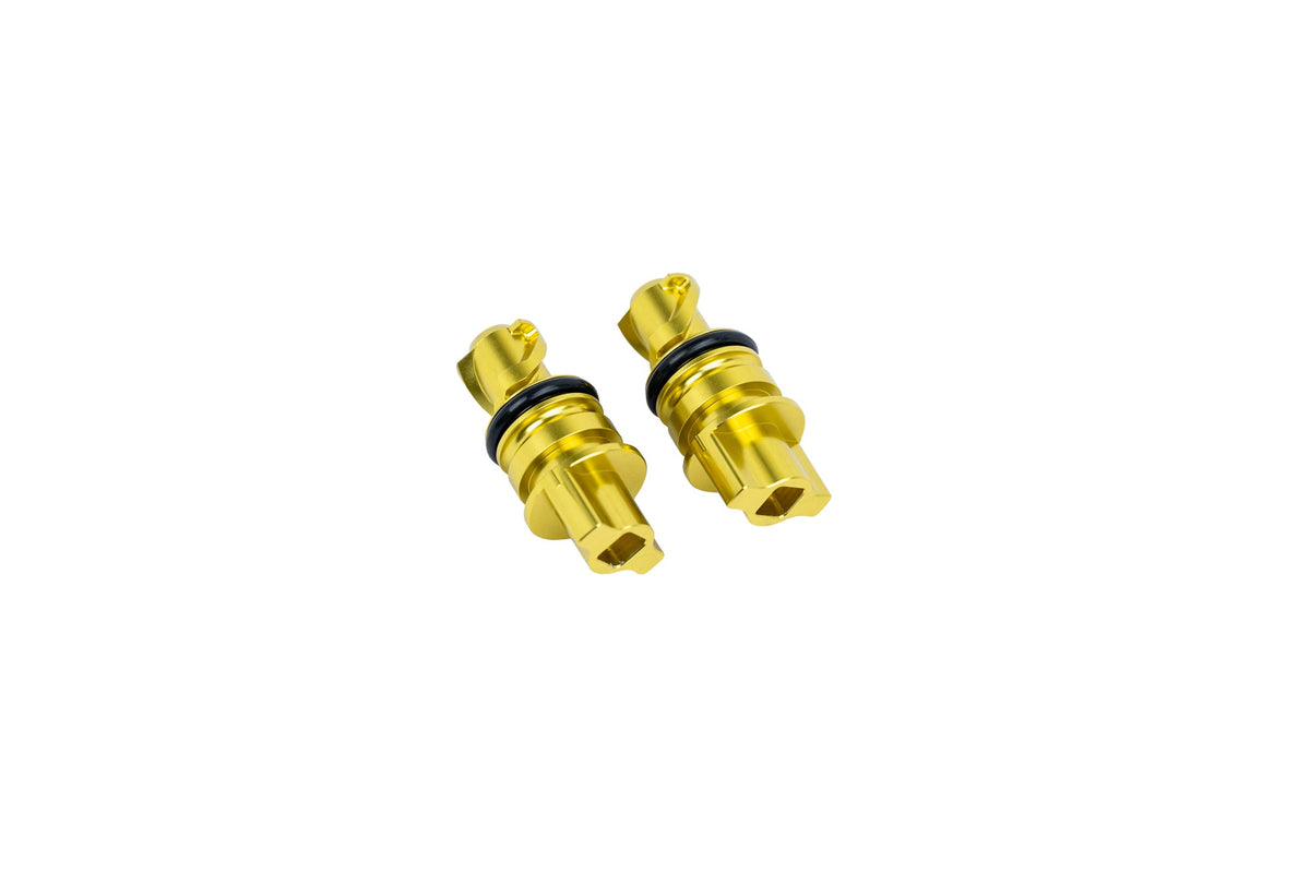 6.7 Powerstroke Radiator Drain Plug billet upgrade Set