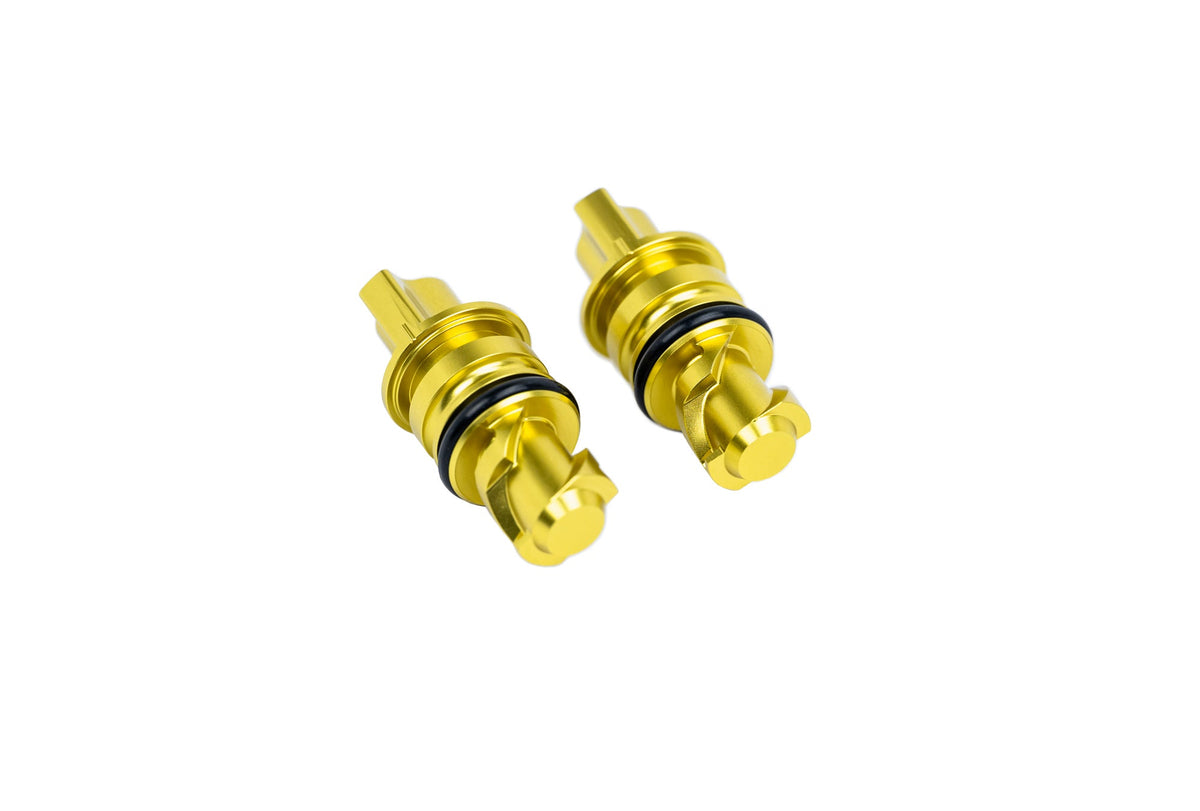 6.7 Powerstroke Radiator Drain Plug billet upgrade Set
