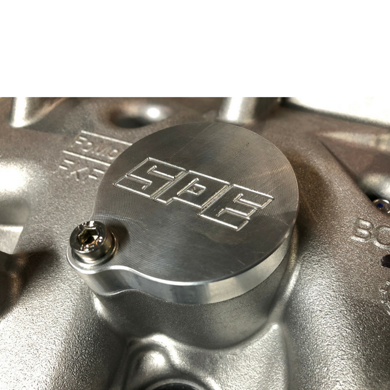 SPE CCV Reroute Kit on powerstroke diesel engine