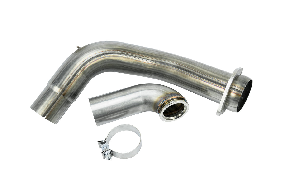Ford 6.7 powerstroke diesel down pipe exhaust two 2 piece