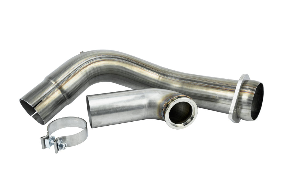 Ford 6.7 powerstroke diesel down pipe exhaust two 2 piece