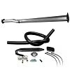 4'' Race Pipe Delete DPF/CAT Pipe w/ EGR Exhaust Valve Kit for 11-19 6.7L