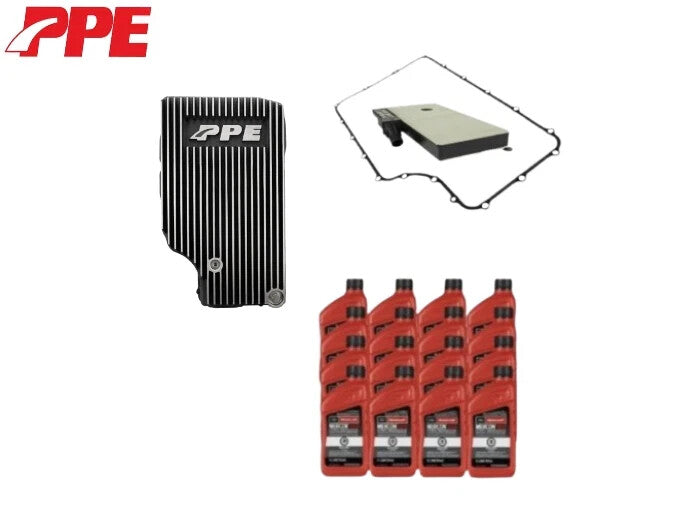 10R140 PPE trans pan service kit with fluid & filter
