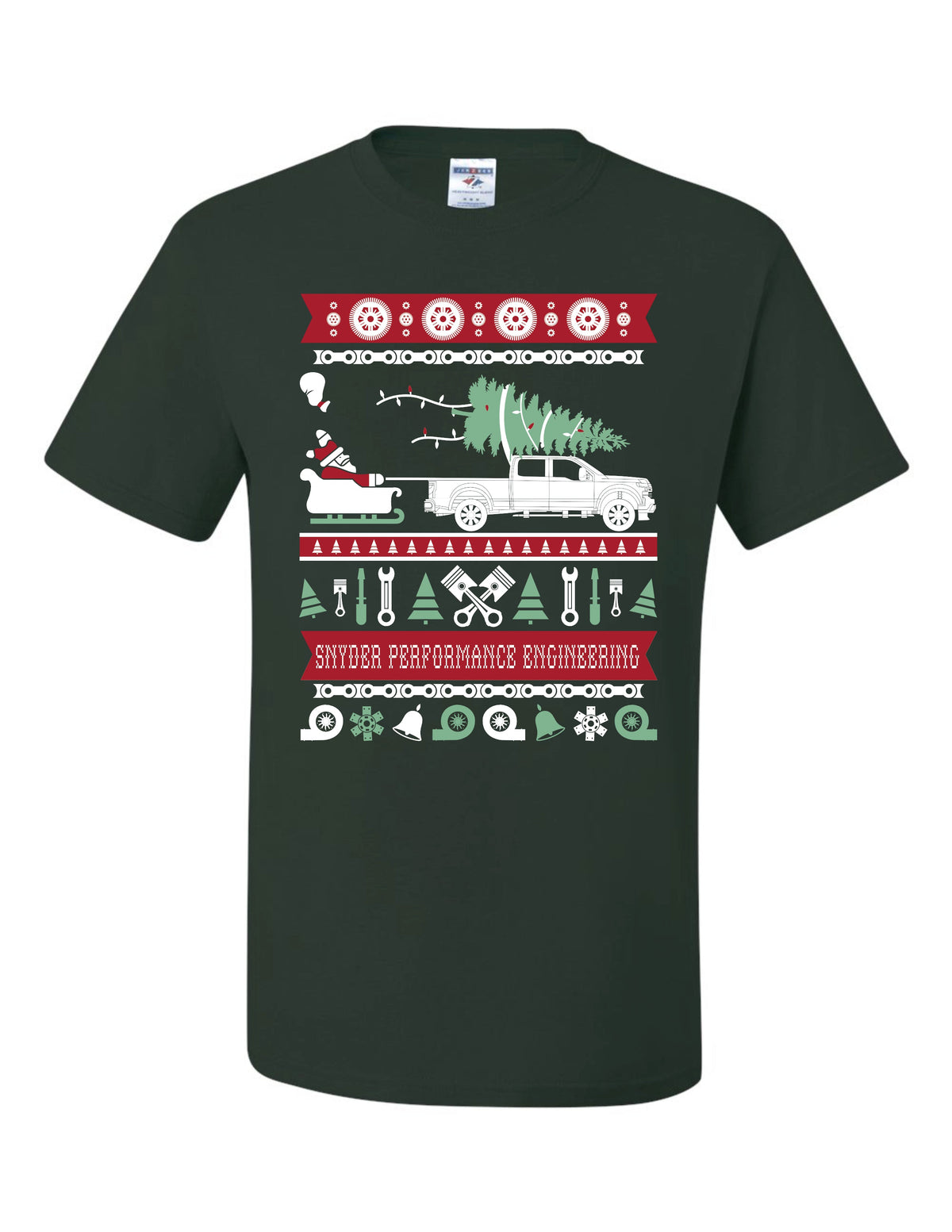 CLEARANCE: SPE Motorsport Ugly Christmas T-Shirt - Mustang & Powerstroke