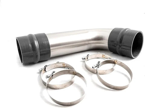 4" Stainless Steel Intake Resonator Pipe Compatible with 2017-2019 Chevy/GMC 6.6L L5P Duramax Diesel
